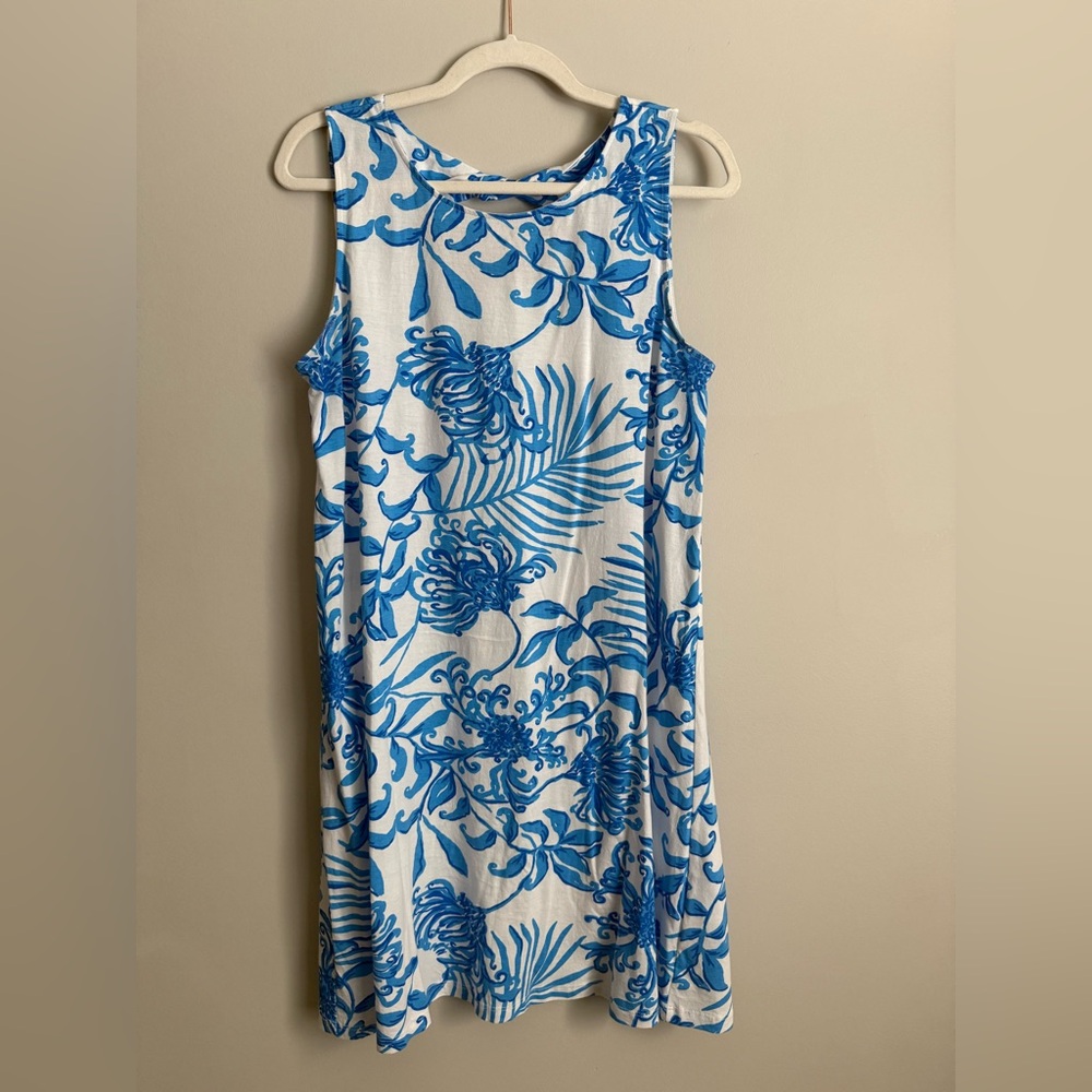 Lilly Pulitzer Eliza sleeveless cotton shift dress size medium